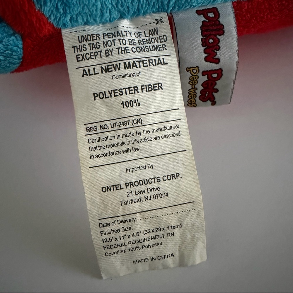 Pillow Pets Pee-Wees Thomas The Tank Engine Train‎ Plush Pillow 13 X 11 Stuffed - Picture 14 of 15